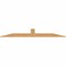 Ekena Millwork Portland Smooth Timber Gable Bracket, Western Red Cedar, 84"W x 14"H x 1 1/2"D x 5 1/2"F, 4/12 Pitch GBW084X14X0206POR00SWR - alternate 5